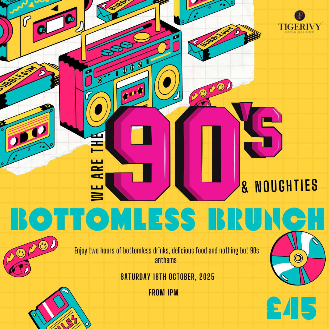 Yellow Colorful Retro Style Ninety's Party Poster (Instagram Post) (9)